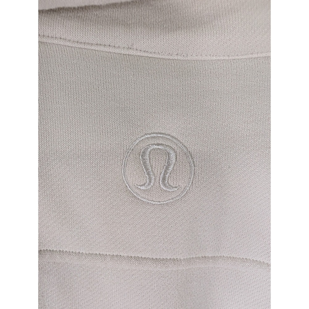 Lululemon Auburn Tigers Scuba Oversized Half-Zip Hoodie Cream XL/XXL LW3HW0S - Picture 3 of 6